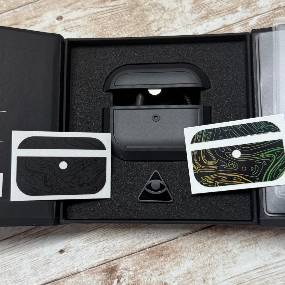 dbrand Grip Case for Apple AirPods Pro 2 Black Acid triple black Protective Skin